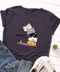 Cat Loose T-Shirt AL