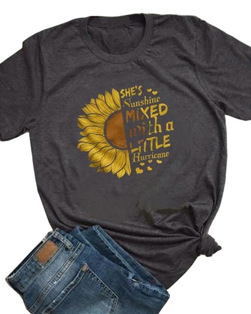 Cute Sunflower T-Shirt AL