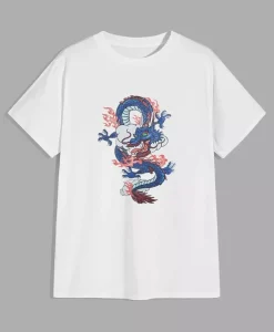 Desenho Animado Formal Camiseta and Tanque Masculina T-Shirt AL