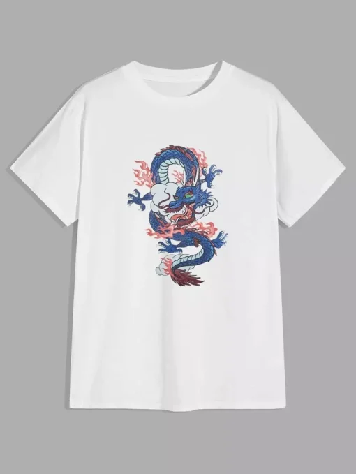 Desenho Animado Formal Camiseta and Tanque Masculina T-Shirt AL