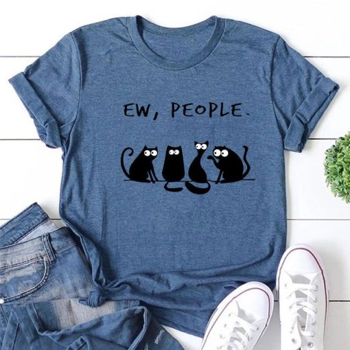 Ew People Cat Carton T-Shirt AL