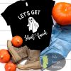 Ghost Halloween Let's Get Sheet Faced T-Shirt AL