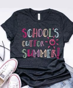 Schools Out Summer Teacher Last Day Of School Vacation T-Shirt AL