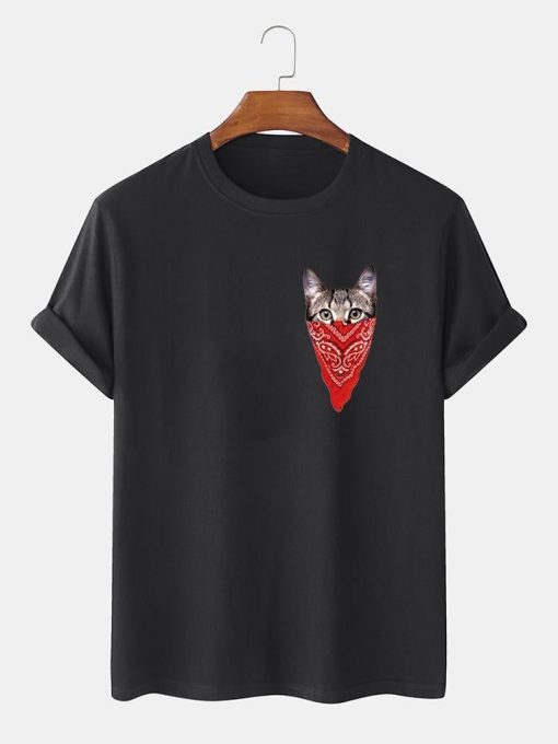 Hided Cat T-Shirt AL