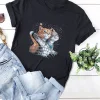 Cat Print T-Shirt AL