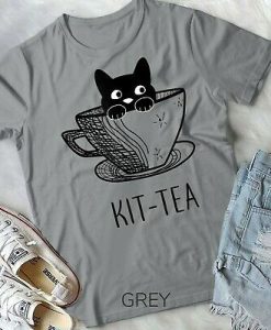 Cat Shirts Kit-Tea Funny Cat Lover T-Shirt AL