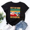 The best cat mom T-Shirt AL