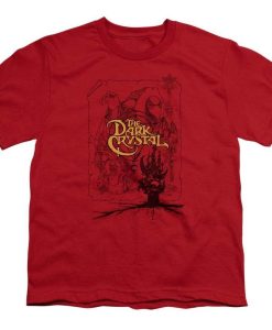 Dark Crystal Poster Lines Youth T-Shirt AL