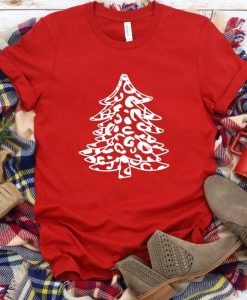 Leopard Christmas T-Shirt AL