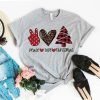 Peace Love Christmas T-Shirt AL