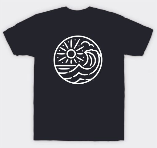 Surf Beach Circle T-Shirt AL