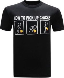 Geek How to Pick Up Chicks T Shirt AL