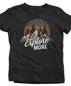 Hiker Camping Mountains T-Shirt AL