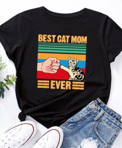 The best cat mom T-Shirt AL