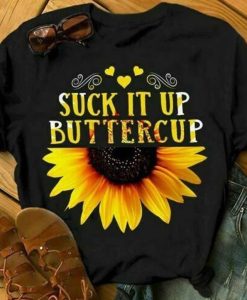 Round neck half sunflower T-Shirt AL
