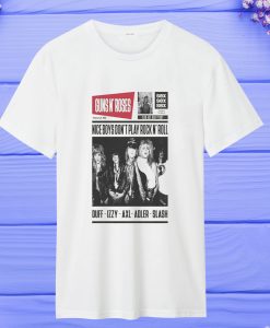 Guns 'N' Roses Nice Boys Don't Play Rock N' Roll T Shirt