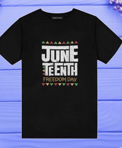 Juneteenth Vintage Print T Shirt