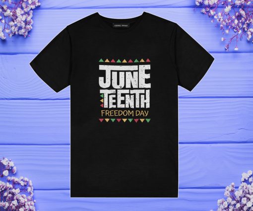 Juneteenth Vintage Print T Shirt