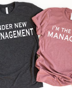 Management I'm Manager T-Shirt Couple SD