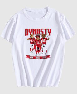 CHIEFS 2023 WORLD CHAMPS DYNASTY CARICATURES T-SHIRT SD