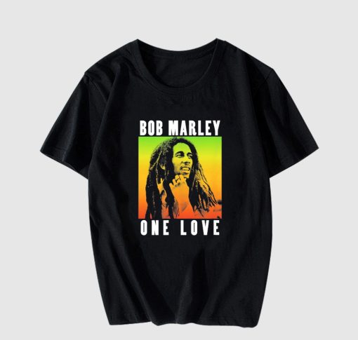 Posters Bob Marley One Love Gradient T-Shirt SD