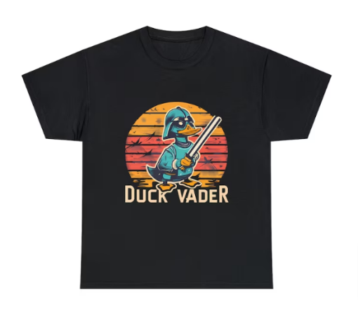 Duck Darth Vader Funny T-shirt SD