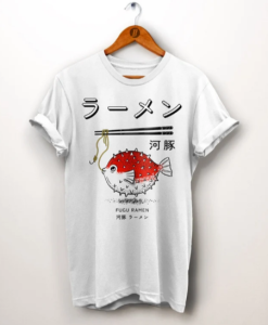 Ramen Shirt Fugu Fish T-shirt SD