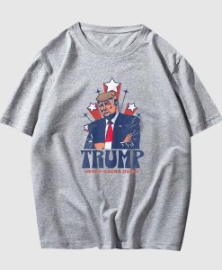 Trump Never Backs Down Retro Stars Donald Trump T-Shirt SD