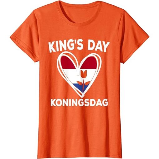 Amsterdam Koningsdag Kings Day T Shirt SD