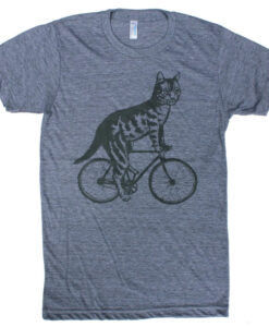 Bicycling Cat T-Shirt SD