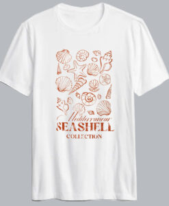 Casual Seashell Collection Beach T-shirt SD