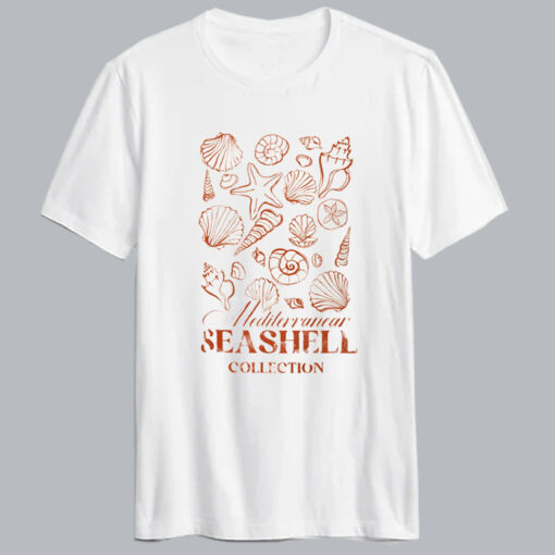 Casual Seashell Collection Beach T-shirt SD