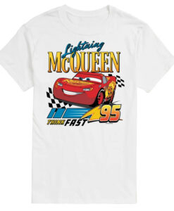 Disney's Cars Lightning McQueen Think Fast T Shirt SD