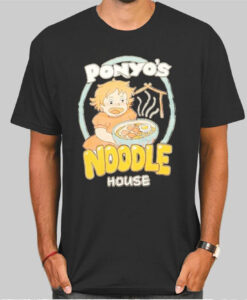 Ponyo Ramen Bowl Noodle House T Shirt SD