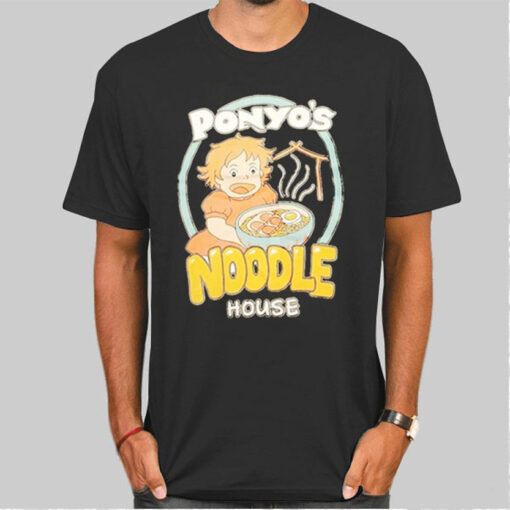 Ponyo Ramen Bowl Noodle House T Shirt SD