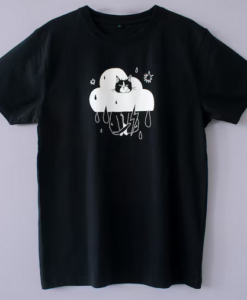 Rain Cloud Cat T-Shirt SD