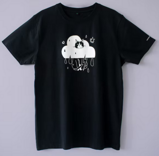 Rain Cloud Cat T-Shirt SD