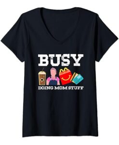 Busy Doing Mom Stuff Mama Mom Mothers Day T Shirt SD