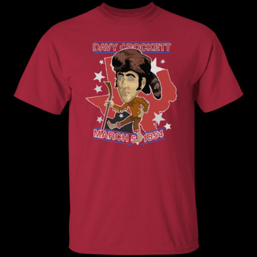 Davy Crockett Retro History Hero Caricature Unisex T-Shirt SD