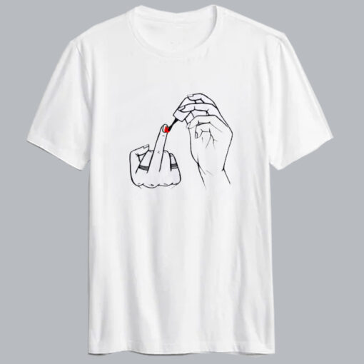 Feminism Nail Polish T-shirt SD