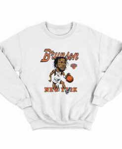 Jalen Brunson New York Knicks basketball signature cartoon Sweatshirt SD