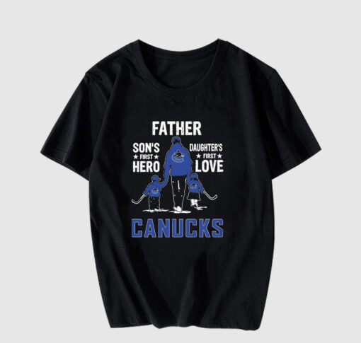 Official Father Son's First Hero Daughter's First Love Vancouver T Shirt SD