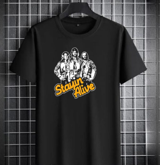 Stayin Alive Bee Gees T-Shirt SD