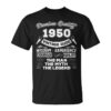 The Man Myth Legend Vintage 1950 72Nd T Shirt SD
